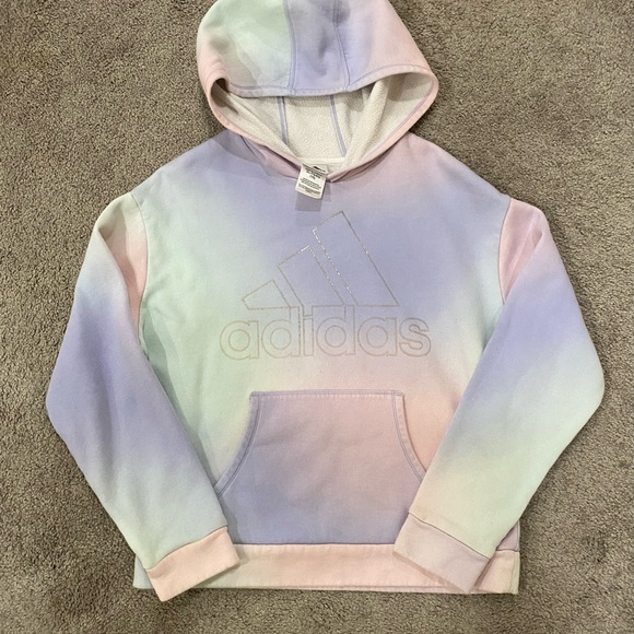 Girls Adidas Colorful Hoodie size XL 16 - Picture 5 of 13